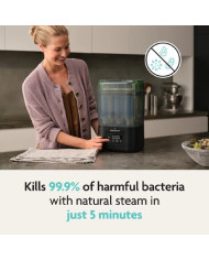 BABY BREZZA ĪPAŠI ĀTRAIS 10 MIN. STERILIZATORS–ŽĀVĒTĀJS SUPERQUICK, MELNS