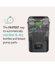 BABY BREZZA ĪPAŠI ĀTRAIS 10 MIN. STERILIZATORS–ŽĀVĒTĀJS SUPERQUICK, MELNS