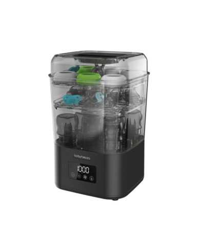 BABY BREZZA ĪPAŠI ĀTRAIS 10 MIN. STERILIZATORS–ŽĀVĒTĀJS SUPERQUICK, MELNS