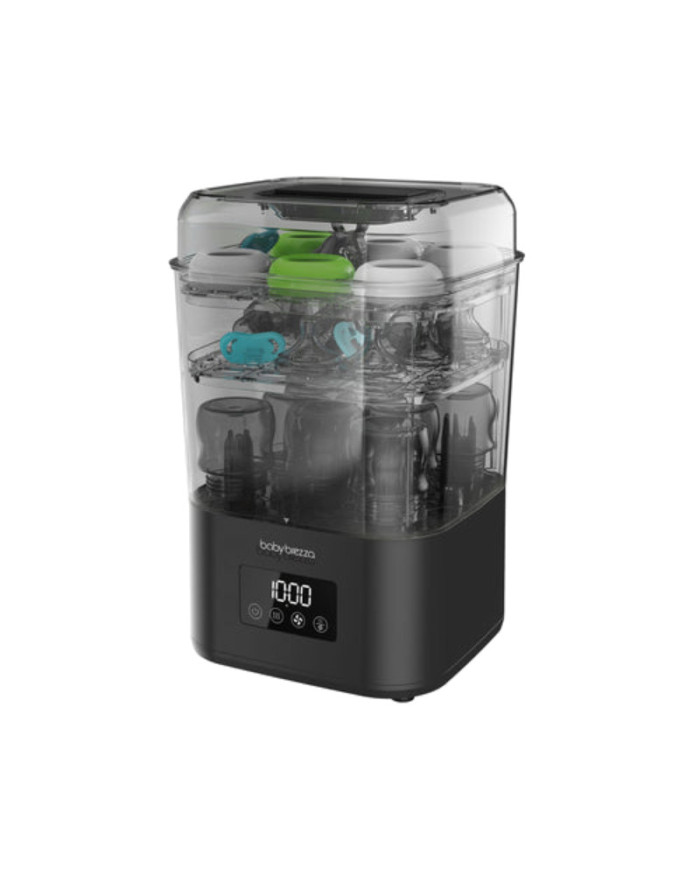BABY BREZZA ĪPAŠI ĀTRAIS 10 MIN. STERILIZATORS–ŽĀVĒTĀJS SUPERQUICK, MELNS