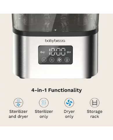 BABY BREZZA ĪPAŠI ĀTRAIS 10 MIN. STERILIZATORS–ŽĀVĒTĀJS SUPERQUICK, NO NERŪSĒJOŠĀ TĒRAUDA