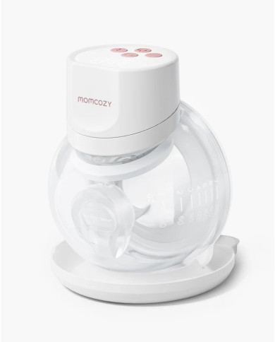 MOMCOZY PĀRNĒSĀJAMS BEZVADU KRŪTS PIENA SŪKNIS S12 PRO+, WHITE