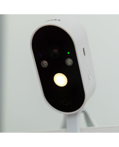BEABA PAPILDU KAMERA ZEN TRAVEL BĒRNU VIDEO MONITORAM AR ELASTĪGU TURĒTĀJU, WHITE