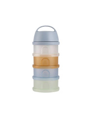 BEABA 4 NODALĪJUMU PIENA MAISĪJUMA PULVERA DOZATORS UN UZKODU KĀRBIŅA, TRANSLUCENT PEBBLE