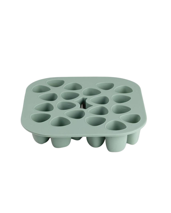 BEABA SILIKONA MAZUĻA PĀRTIKAS TRAUKS MULTIPORTIONS (20X35 ML) SAGE GREEN