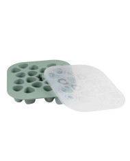 BEABA SILIKONA MAZUĻA PĀRTIKAS TRAUKS MULTIPORTIONS (20X35 ML) SAGE GREEN