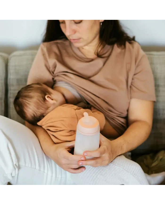 SUAVINEX ZERO ZERO ANTI-COLIC PRETKOLIKU PUDELĪTE AR VIDĒJAS PLŪSMAS KNUPĪTI, 270 ML, NO +3 MĒN., DEEP