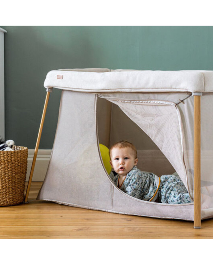 BEABA 3 IN 1 CEĻOJUMU GULTIŅA MANĒŽA EAZY SLEEP,  HEATHER CLAY