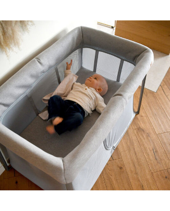 BEABA 3 IN 1 CEĻOJUMU GULTIŅA-MANĒŽA EAZY SLEEP, PEBBLE