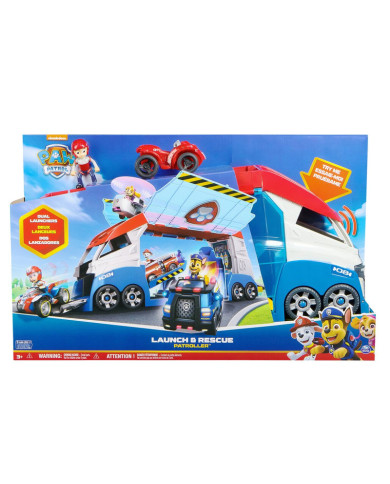 PAW PATROL TRANSFORMĒJAMS AUTO AR RYDER FIGŪRIŅU UN KVADRACIKLU