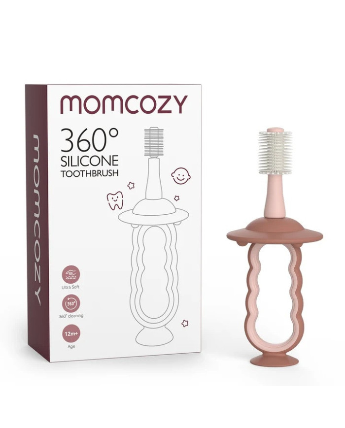 Momcozy 360° zīdaiņu zobu birste, rozā