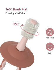 Momcozy 360° zīdaiņu zobu birste, rozā