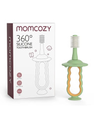 Momcozy 360° īpaši mīksta mazuļu zobu birste, zaļa