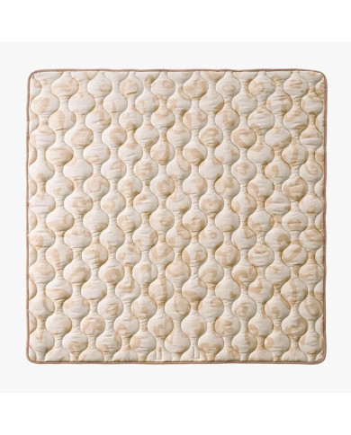 MOMCOZY mazuļu rotaļu paklājs „Leopard Brown“ 127 × 127 cm
