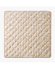 MOMCOZY mazuļu rotaļu paklājs „Leopard Brown“ 127 × 127 cm