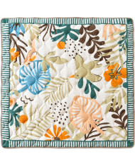 MOMCOZY Green Forest zīdaiņu rotaļu paklājs 127 × 127 cm