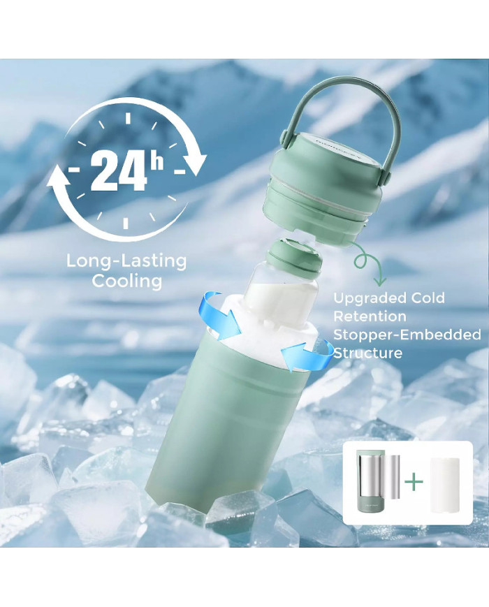 MOMCOZY CEĻOJUMU MĀTES PIENA DZESĒTĀJS, 350 ML