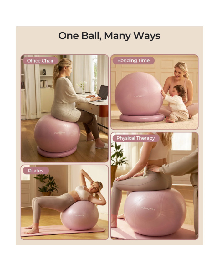 MOMCOZY BUMBAS KOMPLEKTS GRŪTNIECĒM BIRTHEASE, ROZĀ
