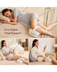 MOMCOZY ERGONOMISKS CEĻU SPILVENS GULĒŠANAI UZ SĀNIEM, CREAM WHITE