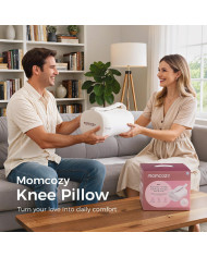 MOMCOZY ERGONOMISKS CEĻU SPILVENS GULĒŠANAI UZ SĀNIEM, CREAM WHITE
