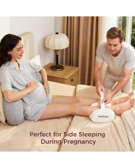 MOMCOZY ERGONOMISKS CEĻU SPILVENS GULĒŠANAI UZ SĀNIEM, CREAM WHITE