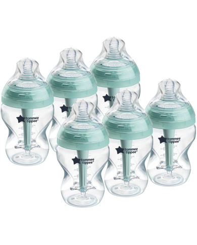 Tommee Tippee Advanced Anti-Colic pudelīšu komplekts, 6 gab.