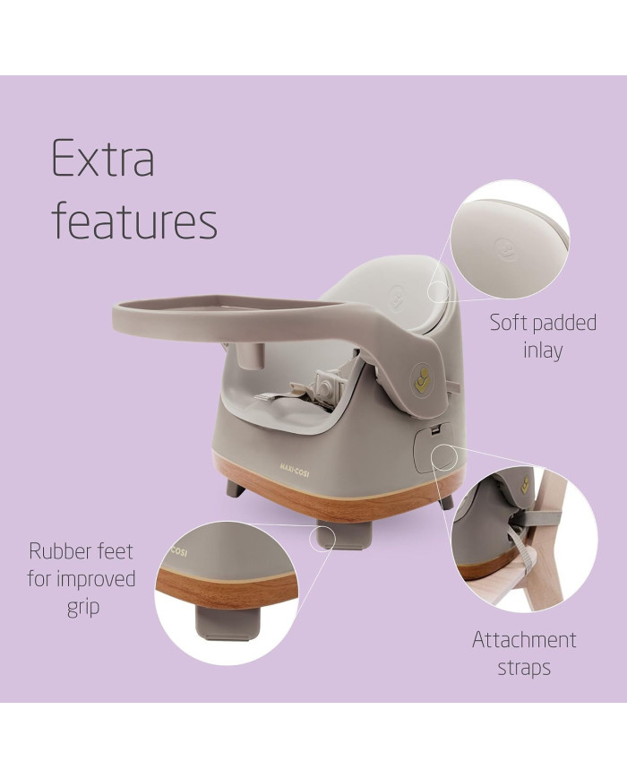 Maxi-Cosi Jay 2-in-1 paaugstinātais barošanas krēsls | Elegance Beige