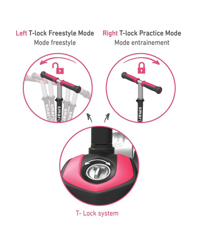 SMART TRIKE T5 SKREJITIS, PINK
