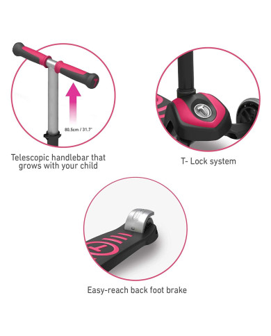 SMART TRIKE T5 SKREJITIS, PINK