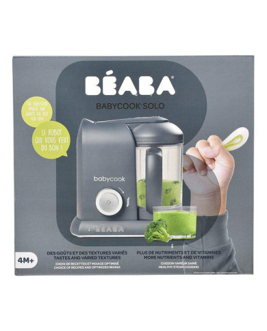 BEABA BABYCOOK SOLO BLENDERIS-TVAICĒTĀJS 4IN1, DARK GREY